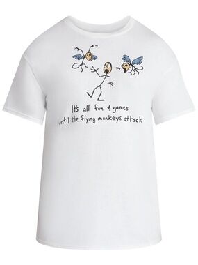 🎉4 for $20 NWT Humor Monkeys Attack Men's Short Sleeve Graphic Tee
